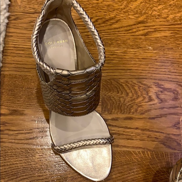 Cole Haan gold sandals - Picture 3 of 3